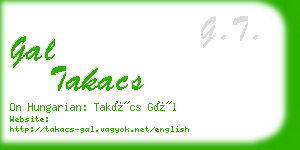 gal takacs business card